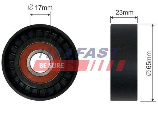 Натяжний ролик, поліклиновий ремінь, Fast FT44545