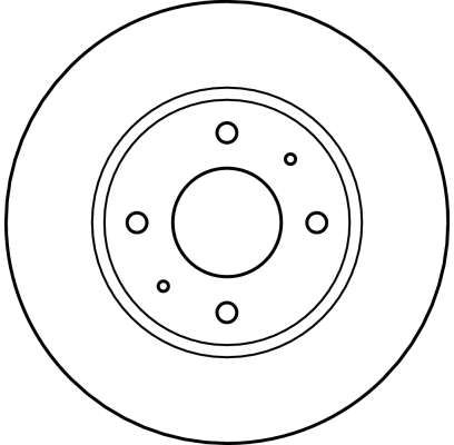 TRW DF4054 Brake Disc