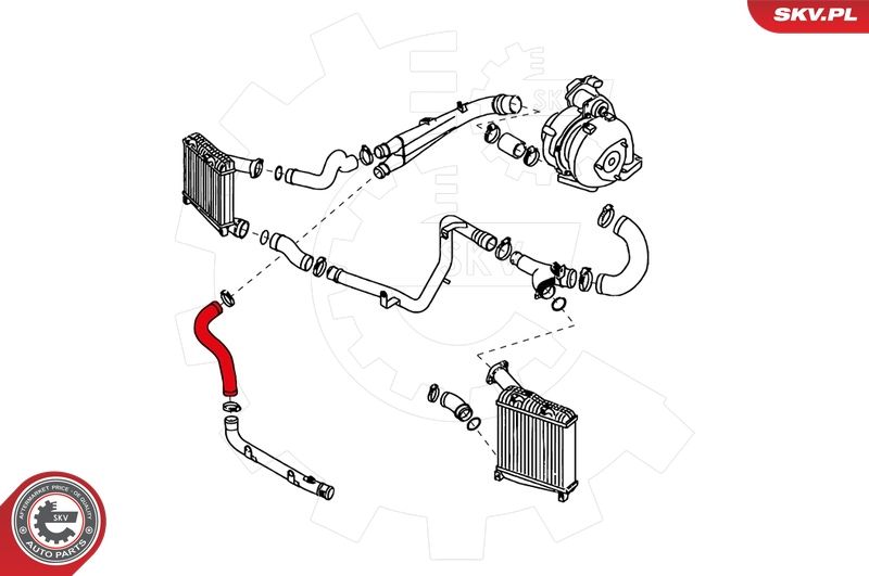 Шланг подачі наддувального повітря, Skv Germany 24SKV193