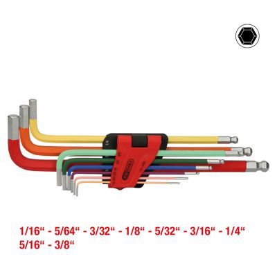 KS TOOLS Kampinių atsuktuvų rinkinys