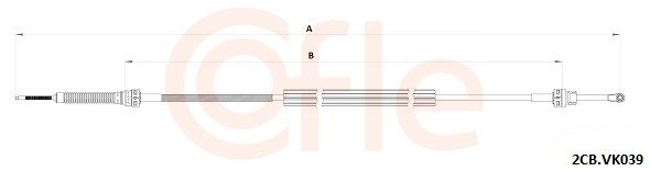 Тросовий привод, коробка передач, Cofle 92.2CB.VK039