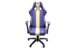 Laser Tools Laser Tools Racing Chair - Blue & White Stripe
