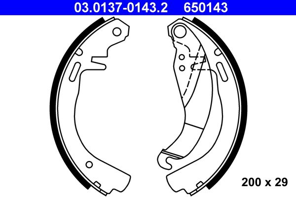 ATE Remschoenset 03.0137-0143.2