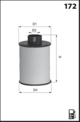 MISFAT Filtre à carburant F116