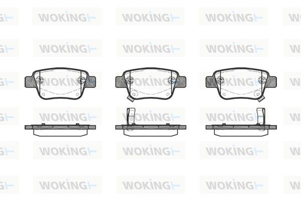 Комплект тормозных колодок на Alphard, Avensis, Corolla