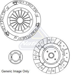 Комплект сцепления Nissan X-Trail 2.0/2.2DCi/2.5 01-13