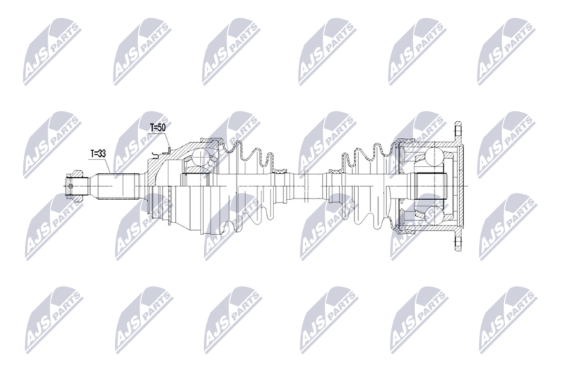 NTY NPW-MS-114 Drive Shaft