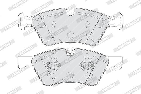 FERODO FDB1830 Brake Pad Set, disc brake