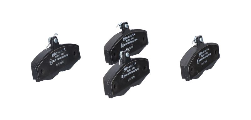 Sada brzdových destiček, kotoučová brzda 301217A