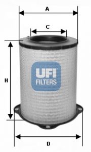 UFI légszűrő 27.587.00