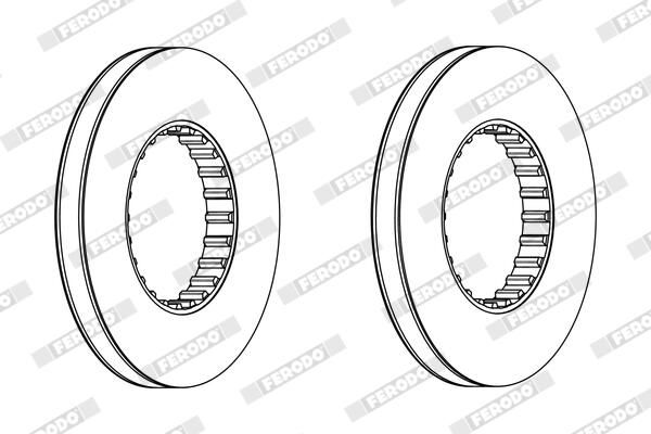 Brzdový kotouč FCR249A