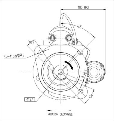 BOM-Prestolite M100R2016SE Starter