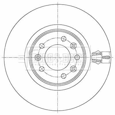 Гальмівний диск, Borg & Beck BBD5469
