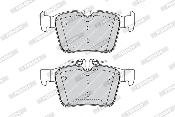 FERODO FDB4487 Brake Pad Set, disc brake