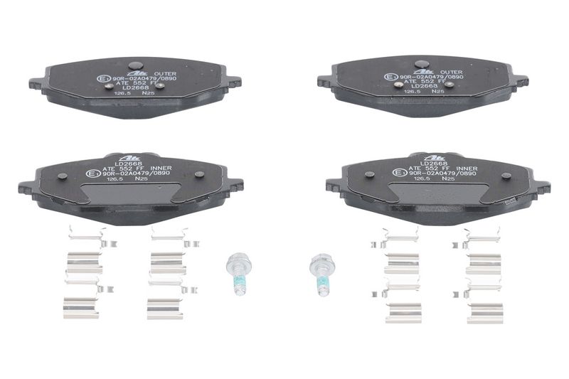 ATE 13.0470-2668.2 Brake Pad Set, disc brake