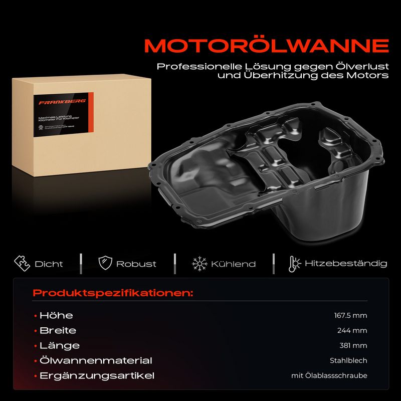Frankberg 5481FB0044769 Oil Sump