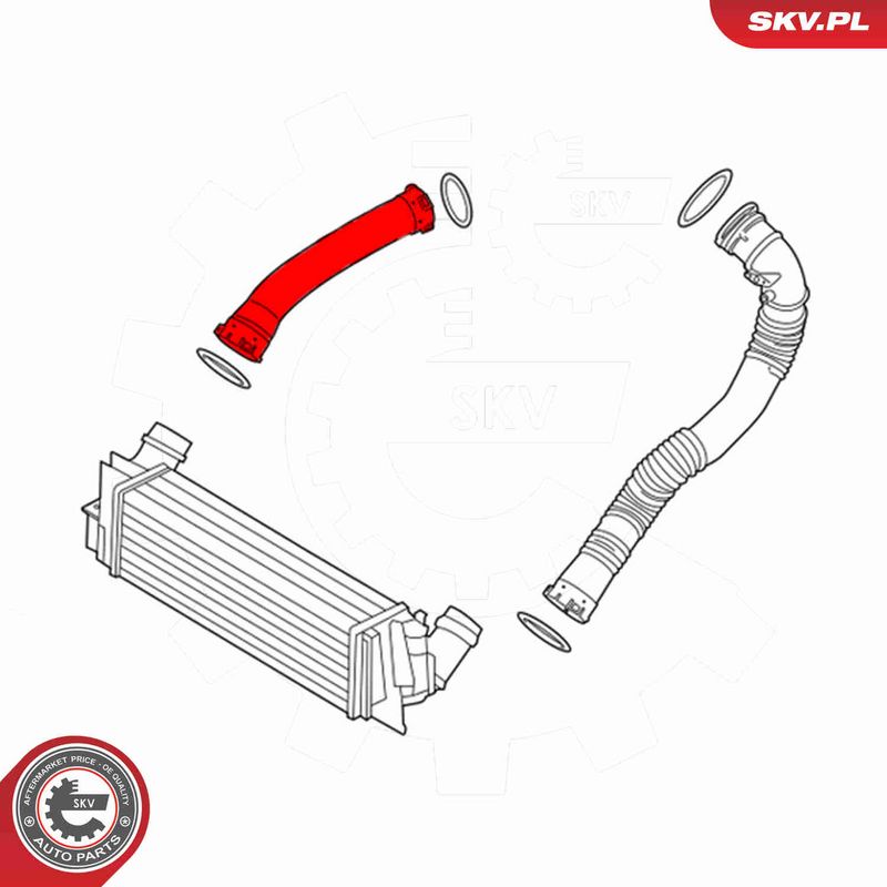 ESEN SKV 43SKV225 Charge Air Hose