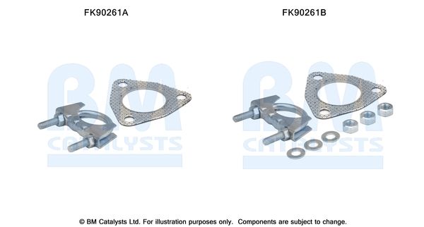 BM CATALYSTS szerelőkészlet, katalizátor FK90261