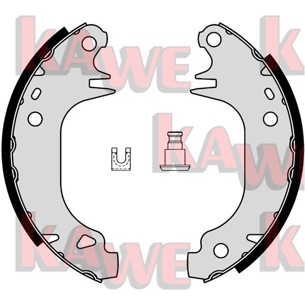 Sada brzdových čelistí 02900