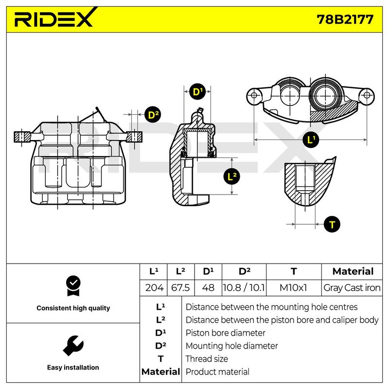 спирачен апарат RIDEX