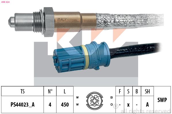 KW lambdaszonda 498 324