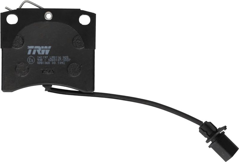 TRW GDB1368 Brake Pad Set, disc brake