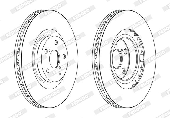 FERODO DDF2496RC-1 Brake Disc