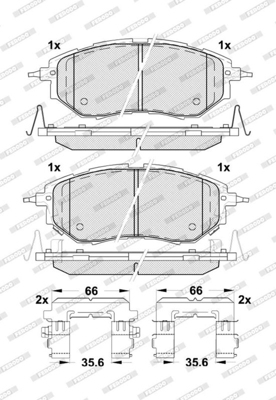 Juego de pastillas de freno