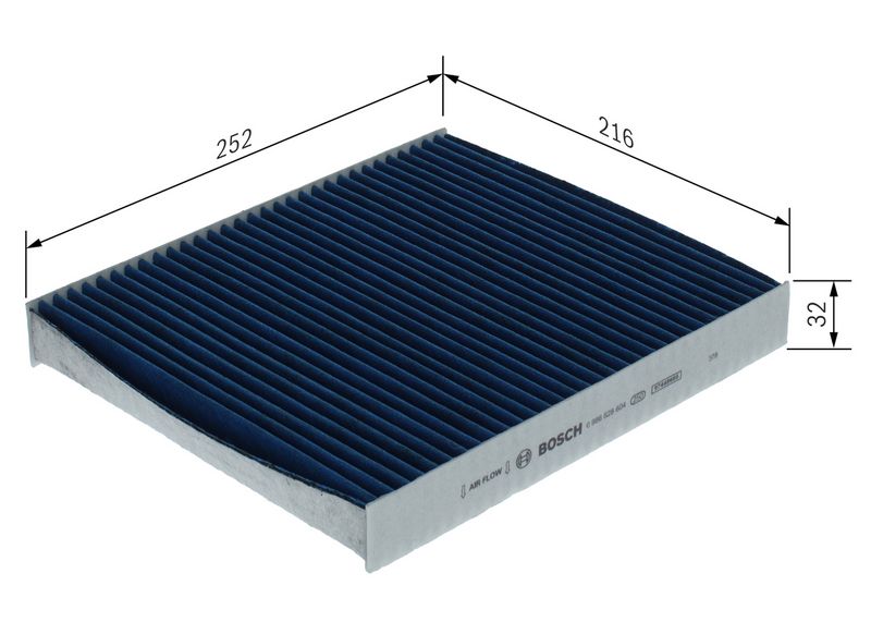 BOSCH 0 986 628 604 Filter, cabin air