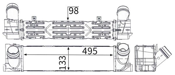 MAHLE CI 686 000S Charge Air Cooler