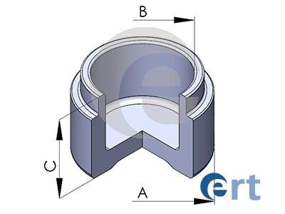 Поршень, гальмівний супорт, Ert 150584-C