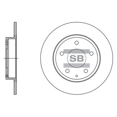 Гальмівний диск, Hi-Q SD4422