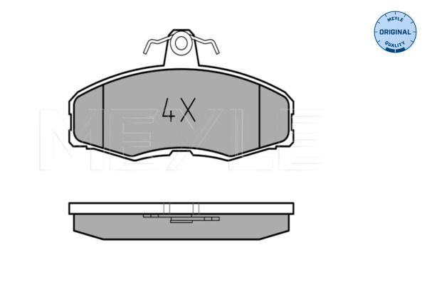 MEYLE 025 208 6117 Brake Pad Set, disc brake
