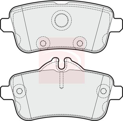 APEC Brake Pad Set, disc brake PAD1929