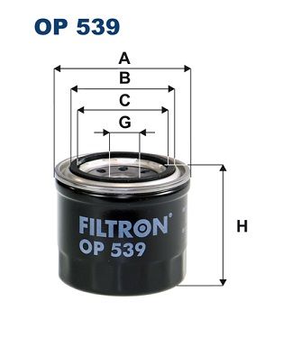 FILTRON olajszűrő OP 539