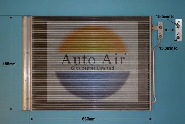 Auto Air Gloucester 16-9666 Condenser, air conditioning