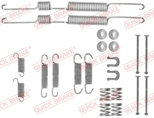 Комплект приладдя, гальмівна колодка, Quick Brake 105-0870X