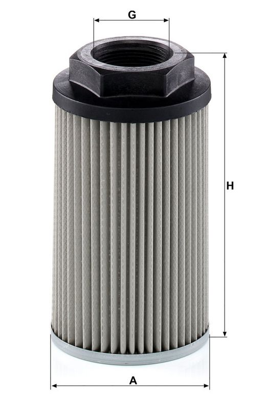 Filter, tööhüdraulika, MANN-FILTER HD 10 002