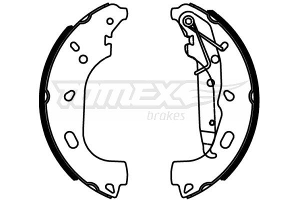 TOMEX Brakes fékpofakészlet TX 22-57