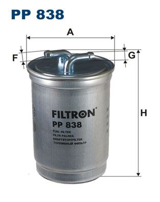FILTRON Üzemanyagszűrő PP 838