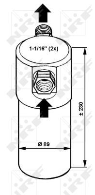 NRF 33083 Dryer, air conditioning