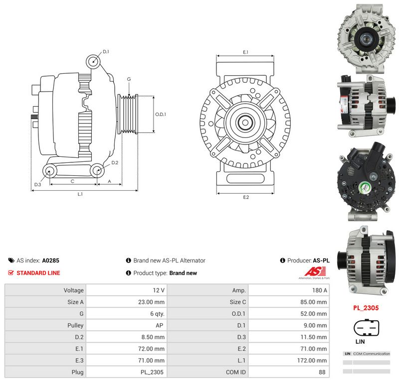 Generaator, AS-PL A0285