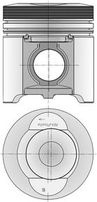 Product Image - Zuiger - 40483600 - KOLBENSCHMIDT