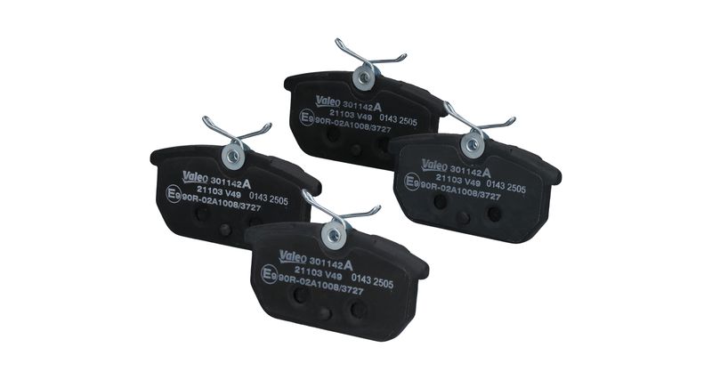 Piduriklotsi komplekt, ketaspidur, VALEO 301142A