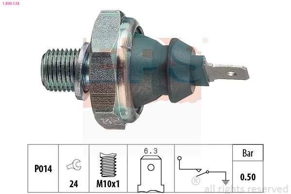 EPS Volkswagen датчик тиску мастила Golf IV,Polo,Skoda Octavia 1.0/1.4 95-