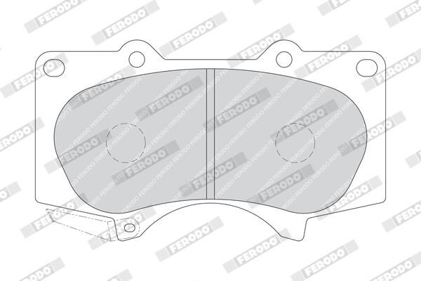FERODO Plaquettes de frein à disque FDB1698