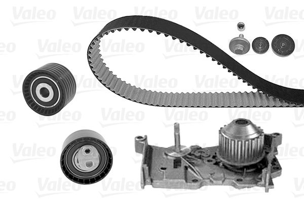 VALEO Waterpomp + distributieriem set 614573