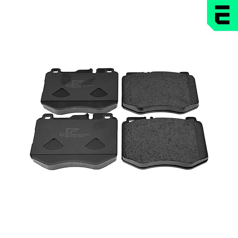 Piduriklotsi komplekt, ketaspidur, OPTIMAL BP-12728