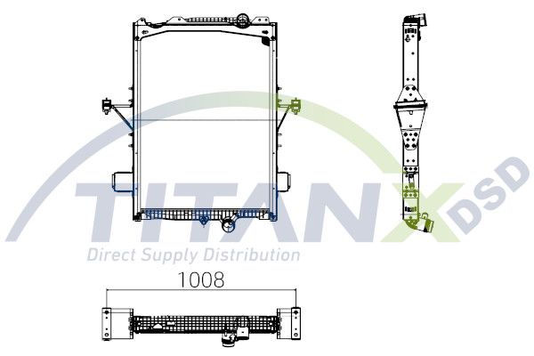 Chladič, chlazení motoru RX129011