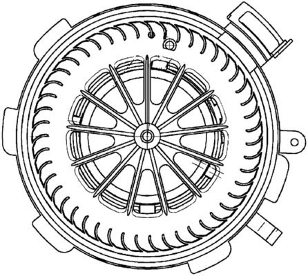 MAHLE AB 89 000P Interior Blower